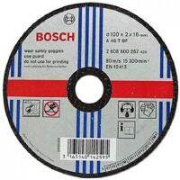 Đá cắt sắt 100x2x16mm Bosch 2608600267