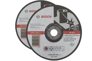 Đá mài inox 180x6x22.2mm Bosch 2608600540