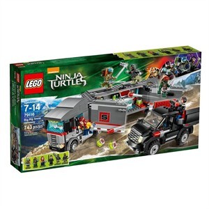 Bộ xếp hình Đại chiến trên tuyết Lego Ninja Turtles 79116