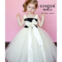 Đầm dài cho bé phụ dâu Ginger World PD187