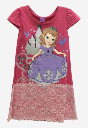 Đầm suông bé gái Disney Sofia SFDR-0044