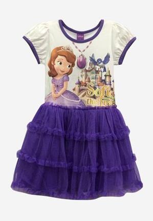 Đầm xòe bé gái Disney Sofia SFDR-0001