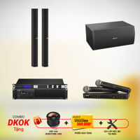 Dàn âm thanh Bose PM4500 - Bose MA 12 - JBL KX180 - Bose MB210 - JBL BLX288A/SM58