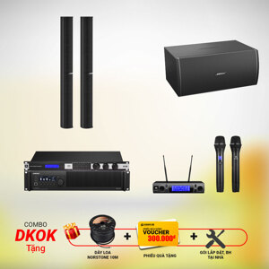 Dàn âm thanh Bose PM4500 - Bose MA 12 - JBL KX180 - Bose MB210 - JBL VM300