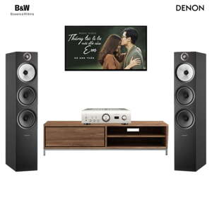 Dàn âm thanh B&W 603 S2 Anniversary Edition + Denon PMA 1600NE