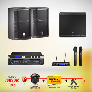 Dàn âm thanh Crown KVS 1000 - JBL PRX 412M - JBL KX180 - JBL EON 618S - JBL VM300