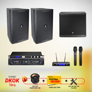 Dàn âm thanh Crown KVS 1000 - JBL KP 6012 - JBL KX180 - JBL EON 618S - JBL VM300