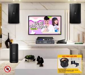 Dàn âm thanh Crown KVS 700 - JBL KX180 - JBL KPS2 - Bose SUB1