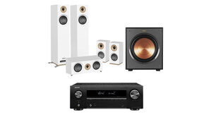 Dàn âm thanh Denon AVR X550BT - Jamo S805 HCS - Klipsch R8SW