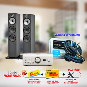 Dàn âm thanh Denon PMA 2500NE - B&W 603