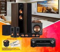 Dàn âm thanh xem phim - nghe nhạc 5.1 Denon AVR X1600H - KLIPSCH RP 5000F - KLIPSCH RP 404C - KLIPSCH RP 402S - KLIPSCH R 100SW