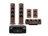 Dàn âm thanh xem phim - nghe nhạc 5.1 sang trọng DENON AVC X6700H - SONUS FABER SONETTO V SERIES