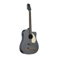 Đàn guitar acoustic Stagg SA30DCEBK