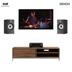 Dàn nghe nhạc Denon DRA 800H - B&W 606