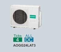 Dàn nóng điều hòa General Multi 24000 BTU 2 chiều AOGG24LAT3 gas R-410A