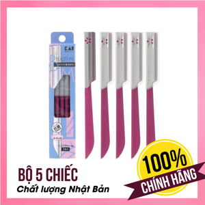 Dao cạo lông mày Nhật Disposable BTM-5F1 bộ 5 chiếc