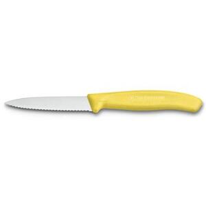 Dao cắt rau củ Victorinox lưỡi răng cưa, màu vàng