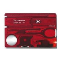 Dao đa năng Victorinox SwissCard Lite đỏ trong suốt  0.7300.T