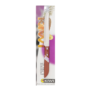 Dao gọt vỏ inox cán gỗ Kiwi 502