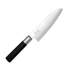 Dao Santoku Kai Wasabi Black 16.5cm