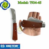 Dao thợ điện cán gỗ Kingtony 7934-45