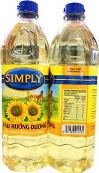 Dầu ăn Simply hướng dương 1l