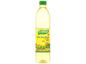 Dầu đậu nành tự nhiên Coba chai 1 lít