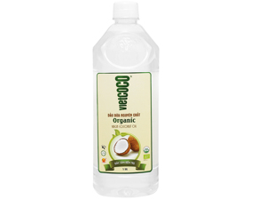 Dầu dừa nguyên chất Organic Vietcoco chai 1 lít