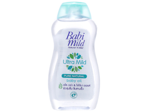 Dầu dưỡng ẩm trẻ em Babi Mild Pure Natural 100ml