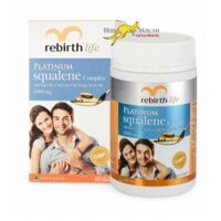 Dầu gan cá mập Rebirth Life Platinum Squalene Complex 60 viên