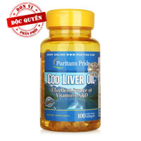 Dầu gan cá tuyết Puritan's Pride Cod Liver Oil 100 viên