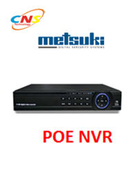 Đầu ghi hình IP Metsuki MS-3304POE - 4 kênh