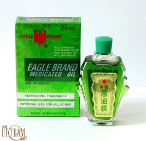 Dầu gió xanh Mỹ Eagle Brand Medicated Oil 24ml