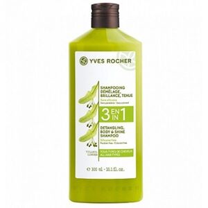 Dầu gội 3 trong 1 dưỡng tóc suôn mượt Yves Rocher Detangling Body Ans Shine Shampoo 300ml