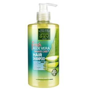 Dầu gội cho tóc hư tổn từ nha đam GREEN GRAPHY Fresh Aloe Vera Damage Care Hair Shampoo 500ml