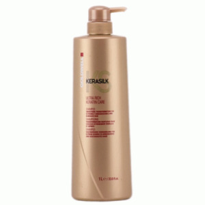 Dầu gội siêu dưỡng tóc Kerasilk KS Goldwell Ultra Rich Keratin Care