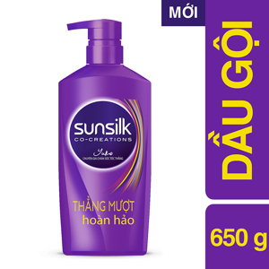 Dầu gội Sunsilk thẳng mượt hoàn hảo 650g