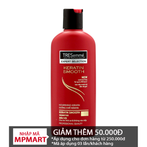 Dầu gội Tresemme Keratin Smooth 170g