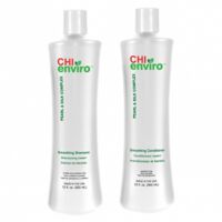 Dầu gội xả dưỡng ẩm chống rối Chi Enviro Smoothing Shampoo - 355ml