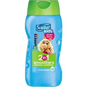 Dầu gội xả Suave Kids 2in1 - Hương Dâu, 355ml