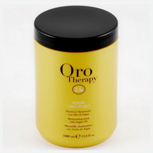 Dầu Hấp Fanola trị tóc hư tổn Oro Therapy 24K 1000ml