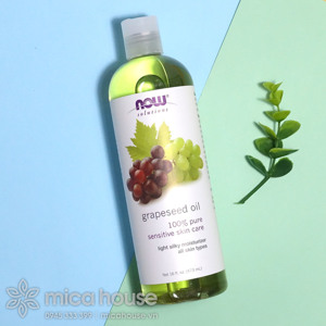 Dầu hạt nho NOW SOLUTIONS GRAPESEED OIL