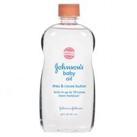 Dầu Johnson's Shea & Cocoa Butter Baby Oil 591mL