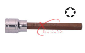 Đầu tuýp 6 góc Asaki AK-7242, T27 x 100mm