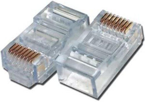 Đầu mạng RJ45 nhựa loại tốt.