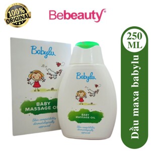 Dầu massage kích thích hệ cơ và hệ thần kinh cho bé Baby Massage Oil Babylu 250ml