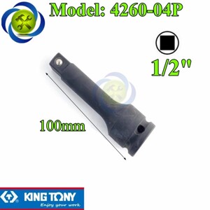 Đầu nối đen 1/2 Kingtony 4260-04P