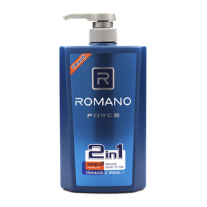 Dầu tắm gội Romano Force 650g