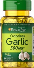 Dầu tỏi không mùi Puritan's Pride Odorless Garlic 500mg 100 viên