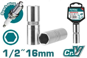 Đầu tuýp lục giác 1/2in 16mm Total THSPS12166